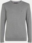 Tommy Hilfiger Rundhalspullover mit Flagge Grau XL