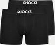 Snocks Boxershorts mit Snocks-Logo Schwarz L
