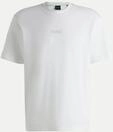 Boss Green Oversized T-Shirt mit Logo Wei&szlig; L