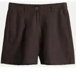 Shorts Mandisa resort aus reinem Leinen Braun 40