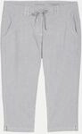 Tom Tailor Casual Tapered-Fit Capri Hose Grau 46