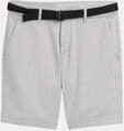 Tom Tailor Denim regular structured chino short Grau XXL