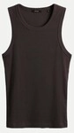 Opus Geripptes Tanktop Ilesso Braun 40