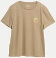 Tom Tailor Casual T-Shirt mit Rundhalsausschnitt Beige XXL