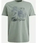 T-Shirt mit Print Gr&uuml;n XL