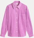 Marc O'Polo DENIM Cordbluse mit Brusttasche Rosa M