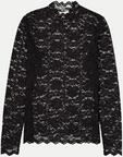 Garcia Spitzenbluse Schwarz XS
