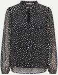 Only Gemusterte Bluse Schwarz M
