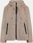 Cecil Fake Fur Jacke mit Softshelldetails Beige L