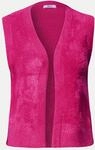 Cecil Offene Federgarn-Weste Pink L