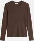 Marc O'Polo DENIM Rippjersey-Longsleeve Braun XS