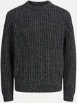 Jack & Jones Strickpullover mit Rundhalsausschnitt Grau L