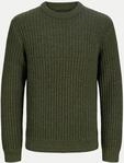 Jack & Jones Strickpullover mit Rundhalsausschnitt Gr&uuml;n L
