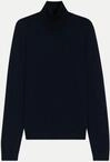 BOSS Black Slim-Fit Rollkragenpullover aus Merinowolle Schwarz 3XL