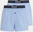 BOSS Black Zweier-Pack Pyjama-Shorts Blau S