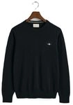 Gant Herren Pullover Classic C-Neck Black XL