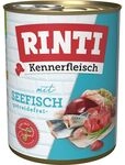 Rinti Hunde Nassfutter Dose Kennerfleisch Seefisch 800g