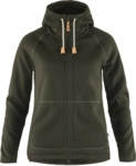 Fj&auml;llr&auml;ven Damen Hoodie &Ouml;vik Fleece Deep Forest L