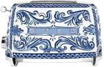 SMEG 2-Schlitz Toaster TSF01DGBEU Dolce&Gabbana Blu Mediterraneo
