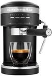 KitchenAid Espressomaschine, Siebtr&auml;ger, halbautomatisch MATT SCHWARZ