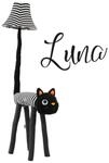 Happy Lamps Stehleuchte "Luna die Katze"