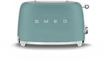 SMEG 2-Schlitz Toaster TSF01EGMEU Emerald Green-Matt 50's Retro-Style