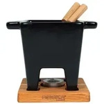 tapas fondue Set - schwarz f&uuml;r 2 Personen