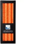 Stearin Stabkerze Set - orange