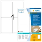 Herma 10313, Herma Adressetiketten A4 wei&szlig; 99,1x139 mm repositionierbar Papier matt