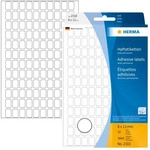 Herma 2310, Herma Vielzwecketiketten wei&szlig; 8x12 mm Papier matt 3840 St.