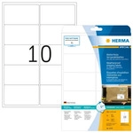 Herma 8330, Herma Adressetiketten A4 wei&szlig; 99,1x57 mm extrem stark haftend Folie matt