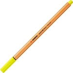 STABILO 88/024, Stabilo Fineliner point 88 - 0,4 mm, neongelb