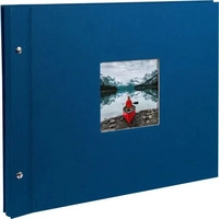 Goldbuch Bella Vista 39x31 cm, blau, 40 wei&szlig;e Seiten, Schraubalbum