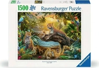 RAVENSBURGER 12000738, RAVENSBURGER 12000738 Puzzle 1500 Teile Leopardenfamilie im