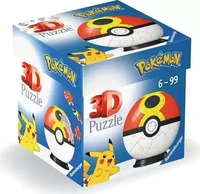 RAVENSBURGER 11628, RAVENSBURGER 11628 3D Puzzle Ball 54 Teile Pok&eacute;mon...