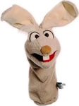 LIVING PUPPETS W446, LIVING PUPPETS W446 Quasselw&uuml;rmer Mampfred Hase