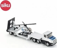 SIKU 1610038, SIKU 1610038 &Ouml;AMTC Tieflader mit Helikopter