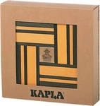 KAPLA CJ 40 Holzbausteine gr&uuml;n/gelb - Buch & Farben Set