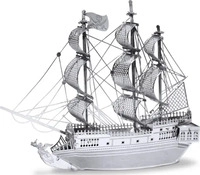 METAL EARTH 502600, FASCINATIONS 502600 Metal Earth: Black Pearl