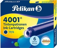 PELIKAN 301176, PELIKAN 301176 Pelikan Tintenpatronen 4001, K&ouml;nigsblau, 6 St&uuml;ck