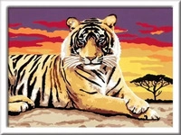 RAVENSBURGER 28553, RAVENSBURGER 28553 Malen nach Zahlen Majest&auml;tischer Tiger
