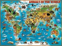 RAVENSBURGER 13257, RAVENSBURGER 13257 Kinderpuzzle Tiere rund um die Welt