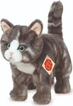HERMANN TEDDY 91822, HERMANN TEDDY 91822 Katze stehend grau 20 cm