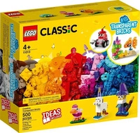 LEGO CLASSIC 11013, LEGO Classic 11013 Kreativ-Bauset mit durchsichtigen Steinen