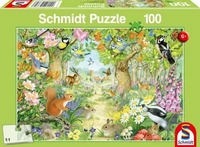 SCHMIDT SPIELE 56370, SCHMIDT SPIELE 56370 Tiere im Wald, 100 Teile