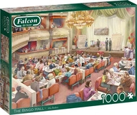 JUMBO SPIELE 11316, JUMBO SPIELE 11316 Puzzle 1000 Teile Falcon - The Bingo Hall