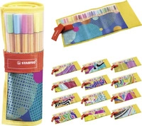 STABILO 8825-07, STABILO 8825-07 Fineliner - STABILO point 88 - 25er Rollerset...