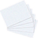 HERLITZ 10621415, HERLITZ 10621415 Karteikarte A6 kariert wei&szlig; 100er Packung
