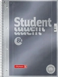 BRUNNEN 1067128, BRUNNEN 1067128 Collegeblock Premium Student A4 kariert, mit