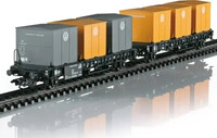 M&Auml;RKLIN 46661, M&Auml;RKLIN 46661 H0 Beh&auml;lter-Transportwagen Laabs, DB, Ep. IV